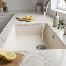 kitchen-sink-silestone-beige-lemon-cutting-board